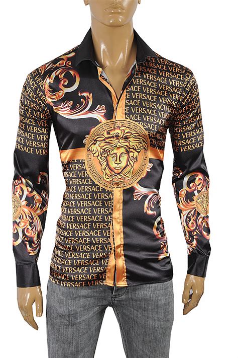 versace dress shirt women|Versace style shirts for men.